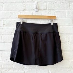 Athleta || Run With It High Rise 14” Skort Skirt Shorts Black Medium